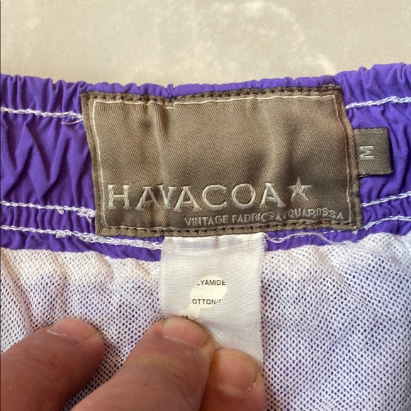 Purple Swim Shorts with Drawstring - Picture 2 of 4